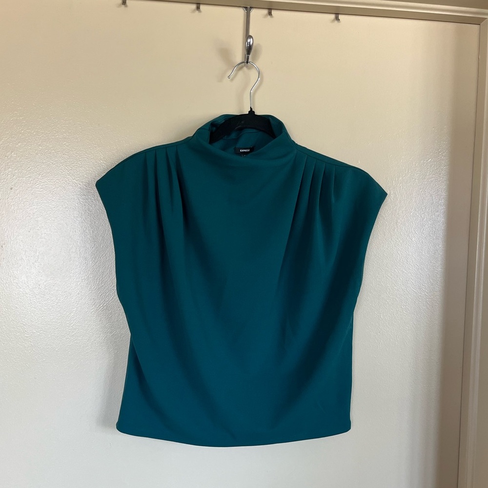Express mock neck top